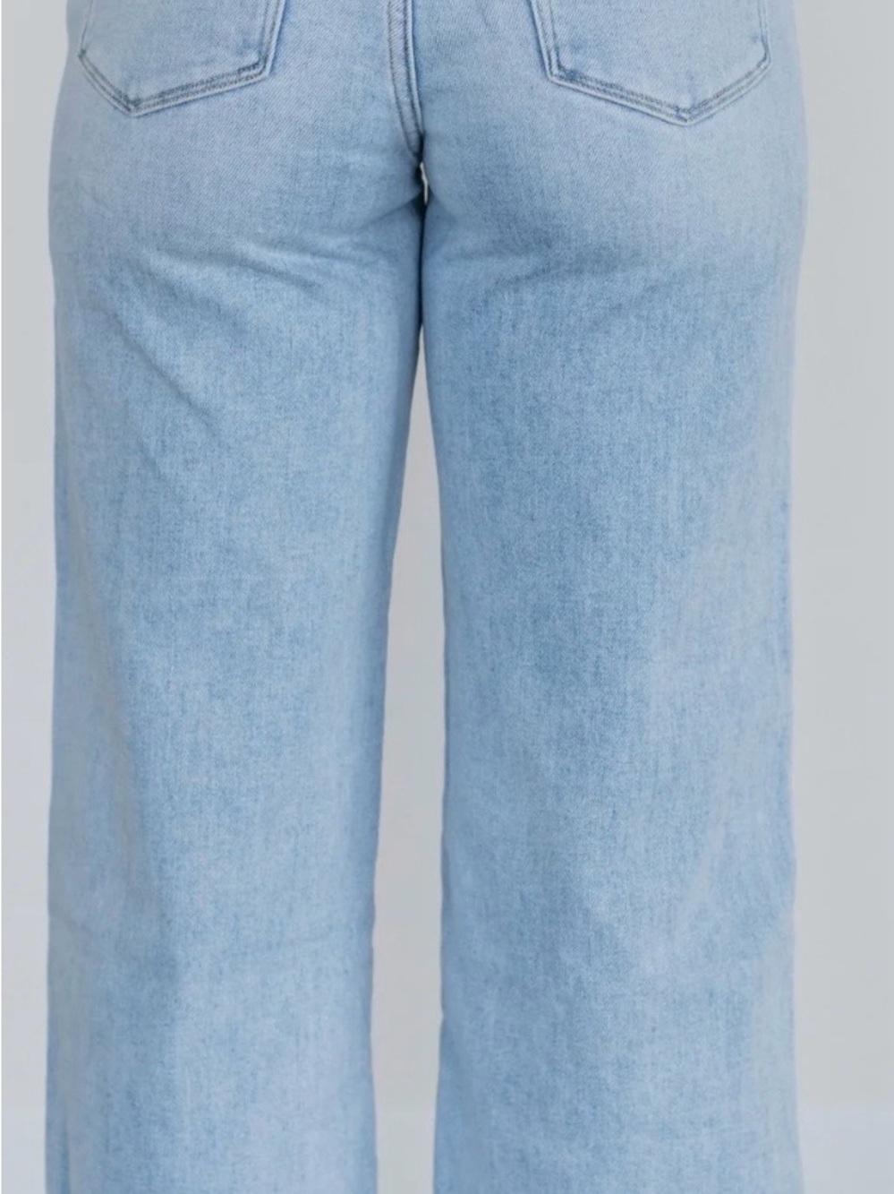 Light Wash Flying Monkey Wide Leg Cuff Jeans size 31 - Picture 4 of 8